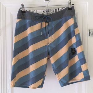 Volcom Slingers striped board shorts